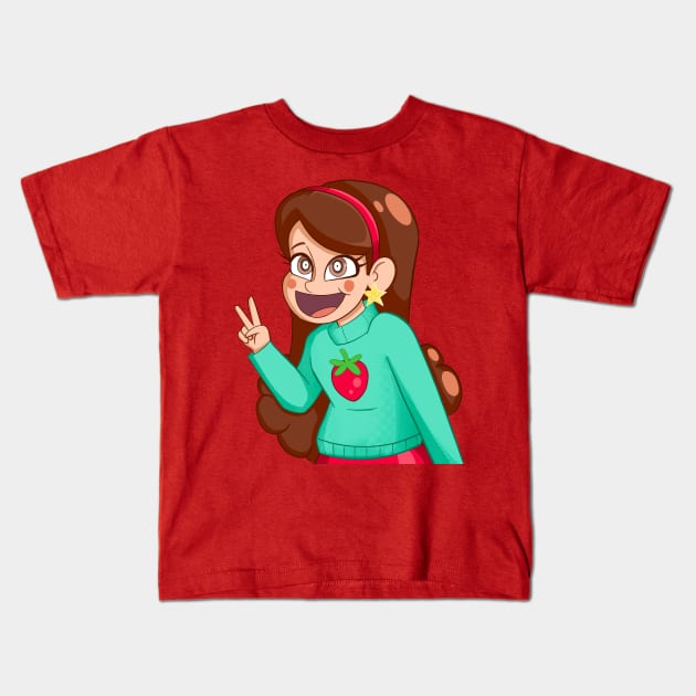 Mabel Pines Kids T-Shirt by InsomniaQueen